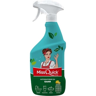 Miss Quickline Антиваровик за бяна с лимон 750 мл (7919)