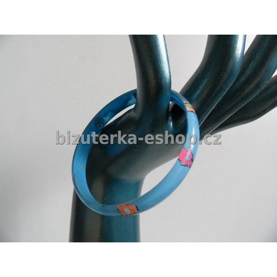 Bizuterka-eshop.cz s květy BZ-04082 modrý