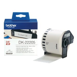 BROTHER ТИП QP - CONTINUOUS PAPER TAPE - 62mm x 30.48m - P№DK22205 (P№DK22205)