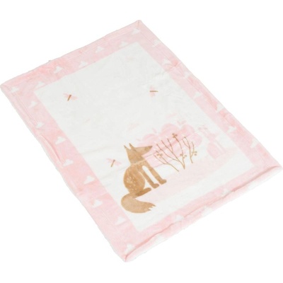 Cangaroo Одеяло с шерпа 80/110 cm Little friends розов (3800146270995)