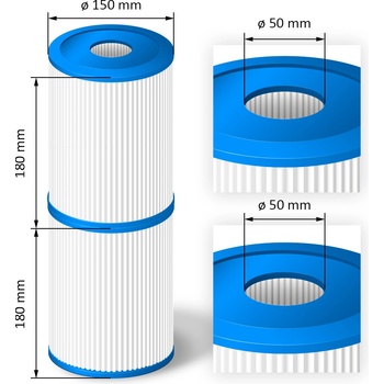 Crystalline Pool Spa Filter Filtrační kartuše SC732