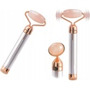 P.R.C. Jadeitový vibračný masážny valček na tvár ružový