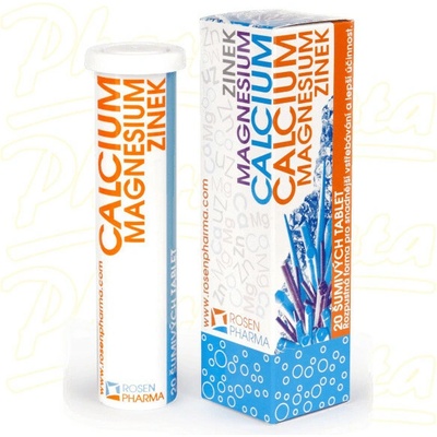 Rosen Calcium Magnesium Zinek eff.20 tablet