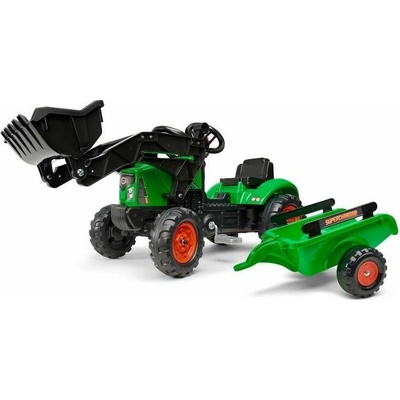 FALK Šlapací traktor Supercharger s vlečkou