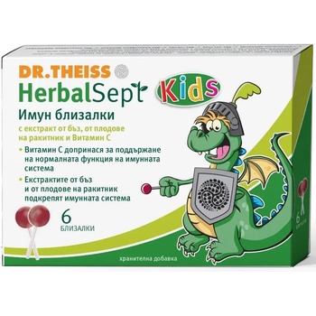 Naturprodukt Dr. Theiss HerbalSept Имун Близалки, 6 броя, Naturprodukt
