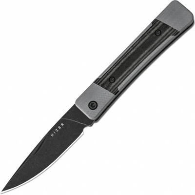 Kizer Little Grand Jonathan Styles Nitro-V Grey G10 & Micarta V2670A2