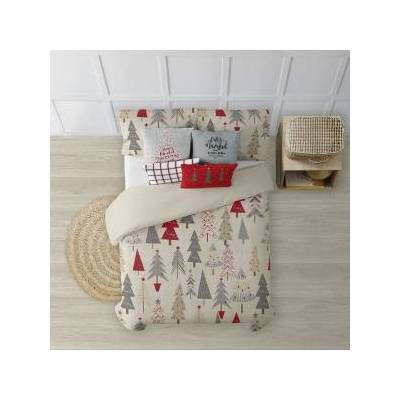 Decolores Покривало за одеяло Decolores Merry Christmas 31 Многоцветен 200 x 200 cm