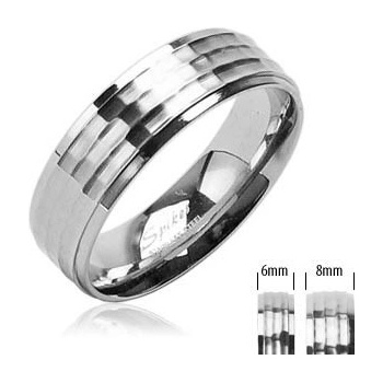 Steel Edge ocelový prsten Spikes SERH1597