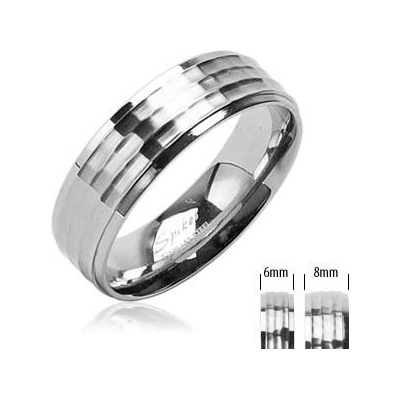 Steel Edge ocelový prsten Spikes SERH1597