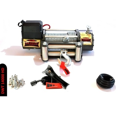DRAGONWINCH Naviják Dragon Winch Truck DWT 14000 HD, 12V, Ocelové lano