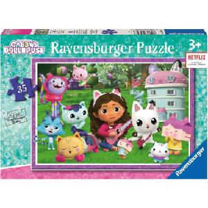 Ravensburger Пъзел Ravensburger от 35 части - Габи и нейните котки (5658) - ozone
