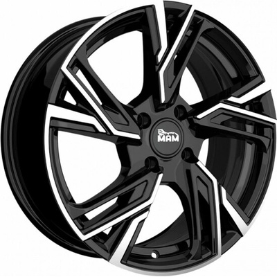 MAM RS5 8,5x19 5x114,3 ET40 black polished