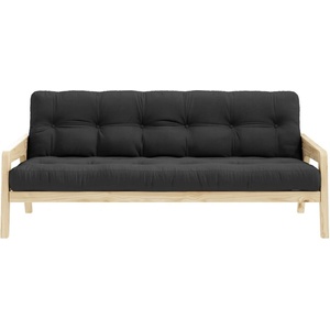 Karup Design Черен/сив разтегателен диван 204 cm Grab - Karup Design (132101734)