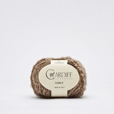 CURLY Cardiff Cashmere Farby CURLY: 103 šedohnedá