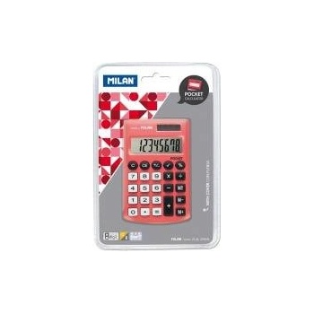 MILAN Calculator Pocket Touch red MILAN