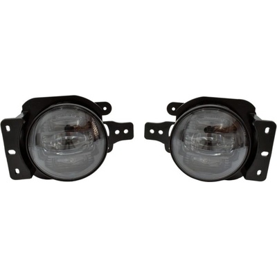 Sada LED hmlových svetiel, Čierna, Jeep Wrangler JL, Jeep Gladiator JT, serie Spider