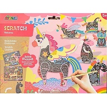 Pohyblivé škrabacie obrázky Jednorožce