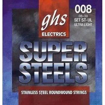 GHS Super Steels 8-38 Струни за електрическа китара (GHS ST UL)