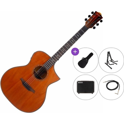 BromoGuitars BAT4MCE Premium SET Natural Електро-акустична китара Джъмбо