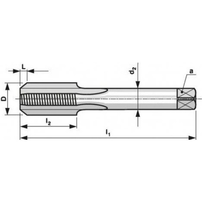 Závitník sadový ručný 3012 HSS G 3/4" sada (DOPREDAJ)