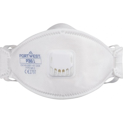 Portwest Respirátor Dolomite P361 Trojitý FFP3 s ventilkem bílá 10ks