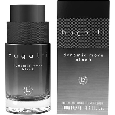 Bugatti Dynamic Move Black toaletná voda pánska 100 ml