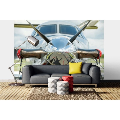 DIMEX ART Самозалепваща се флизелинова фототапета витло на самолет 375 x 250 см