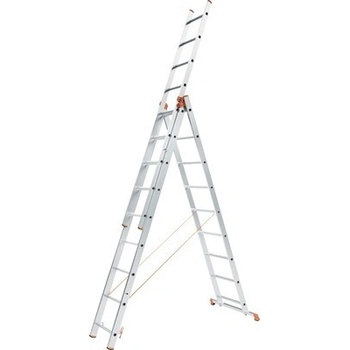 Alve rebrík 3x9 priečok typ 6609