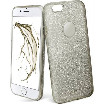 Pouzdro SBS Sparky Glitter Apple iPhone 7 stříbrné