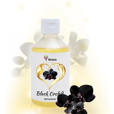 Verana Erotický masážny olej Čierna orchidea 250 ml