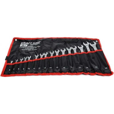 Kraft & Dele Očkovo vidlicové kľúče 6-24mm 16ks KD10932