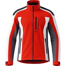 Hi-Tec pánska softshell bunda Sortera Sport-Red-Core-Lt-Sand-Dk-Grey