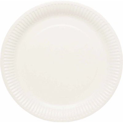 Amscan Taniere papierové biele Coconut 23 cm
