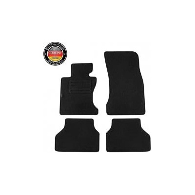 Petex Мокетени стелки Petex съвместими с BMW серия 5 E60 седан 06/2003-02/2010/E61 комби 05/2004-08/2010 4 части