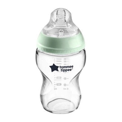 Tommee Tippee Бебешко стъклено шише Tommee Tippee - Easi Vent, 250 ml (TT.0016)