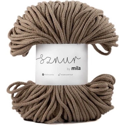 Bavlněná šňůra MILA 5mm - Béžová/P11 – Zboží Mobilmania