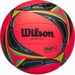Wilson AVP GRX Beach Volleyball/Grass Game Ball червен размер 5