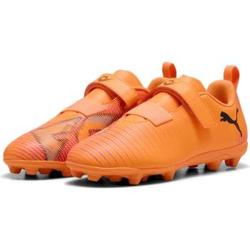 PUMA Детски футболни бутонки Puma Future 8 Club Childrens Firm ground Football Boots - Orange/Black