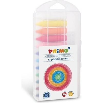 Primo voskové pastelky Jumbo 12 kusů
