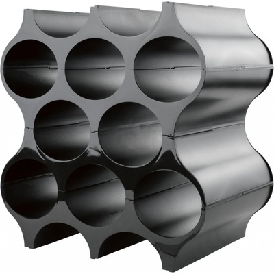 KOZIOL stojan na fľaše SET- UP čierna