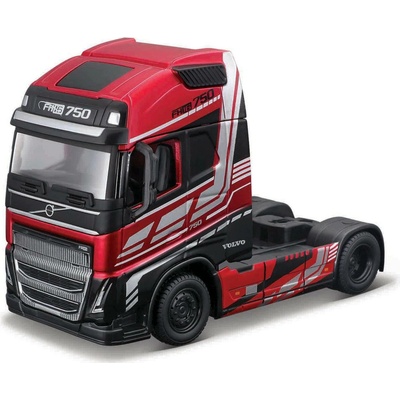 Bburago Haulers custom cabs Volvo FH16 Globetrotter 750 XXL červené 1:43