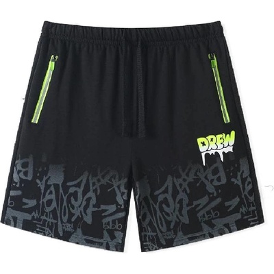 chlapecké šortky S NÁPISEM černá