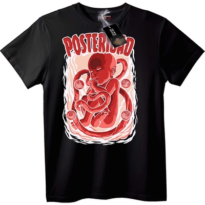 NOONEBRAND Тениска Задно Изкуство - 7XL, White
