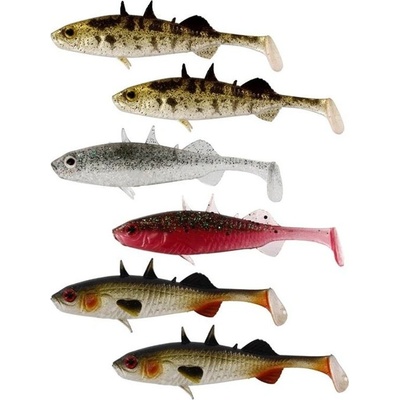 Westin Gumová nástraha Stanley the Stickleback Clear Water Mix - 5,5cm/1,5g/6ks
