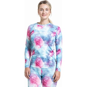 Meatfly дамска термо тениска Capa Pink Flowers Meatfly | Rozov | ЖЕНИ | XS