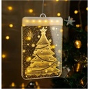 Malatec 17225 Závesná vianočná 3D LED dekorácia svietiaci stromček