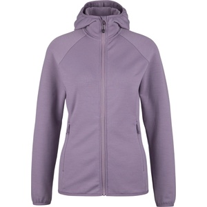 Heber Peak Дамско вълнено яке Heber Peak Women's MerinoBlend SaplingHe. II Zip Hoody Zip-up hoodie - Plum Grey - размер XS (105-6174-0411)