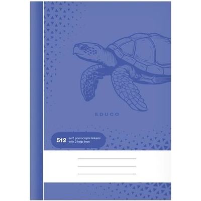 MFP Paper Sešit 512 s pomocnou linkou fialový