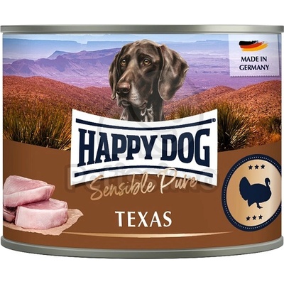 Happy Dog Sensible Pure Texas - от пуешко месо 6 x 200 г