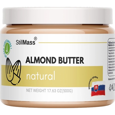 StillMass Mandľové maslo Natural 500 g